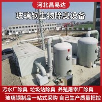 生物除臭箱玻璃钢废气处理设备污水垃圾站除臭塔生物滤池厂家定制 1套