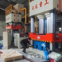 沃达1250吨免蒸木屑托盘模压液压机植物纤维锯末热压成型油压力机 1台