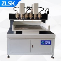 铜铝板材金属模具铭牌雕刻机 9060全自动数控cnc双轴多头精雕机 1部