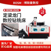 现货2.6米定梁龙门快移数控钻铣床 制氢电解槽极板铣槽 专用机床 1台