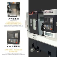 斜轨数控车床高配版NI-46D精密排刀数控全自精密车床车铣复合机床 1部