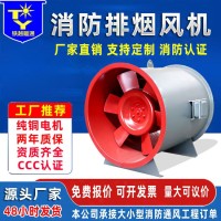 HTF消防排烟风机3C地库厂房排烟风机设备工程防爆耐高温轴流风机 1台