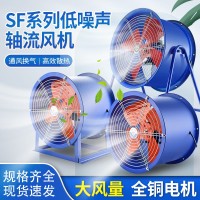 SF轴流风机车间散热风扇换气管道式厨房强力排烟岗位固定通风机 1台