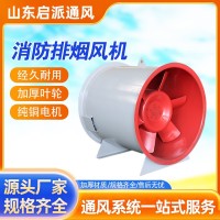 现货低噪耐高温轴流式车库排烟风机管道厂房车间双速消防排烟风机 1台