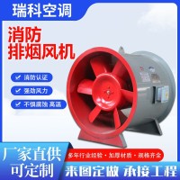 htf消防排烟风机地下室工厂排烟抽风机低噪音单双速消防排烟风机 2台